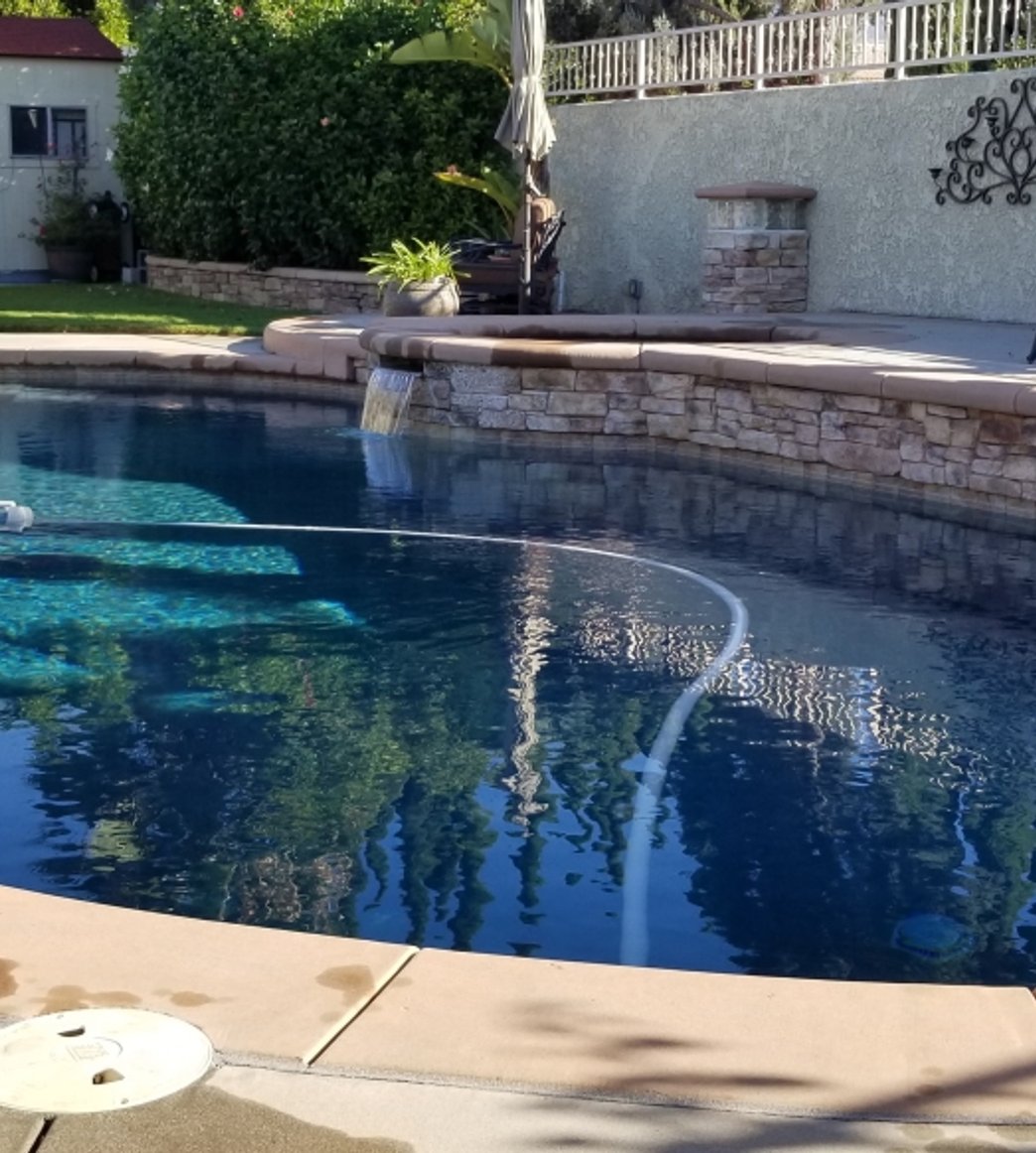 Residential pool ready for seasonal start-up service